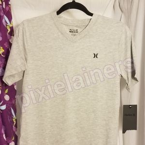 BNWT Men's Hurley t-shirt Heather Gray SZ LARGE